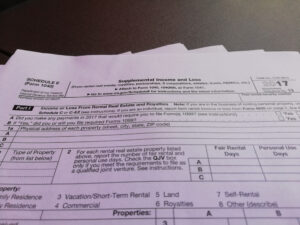 Rental Income, IRS Forms , fair rental days