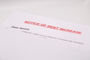 Rent increase notice